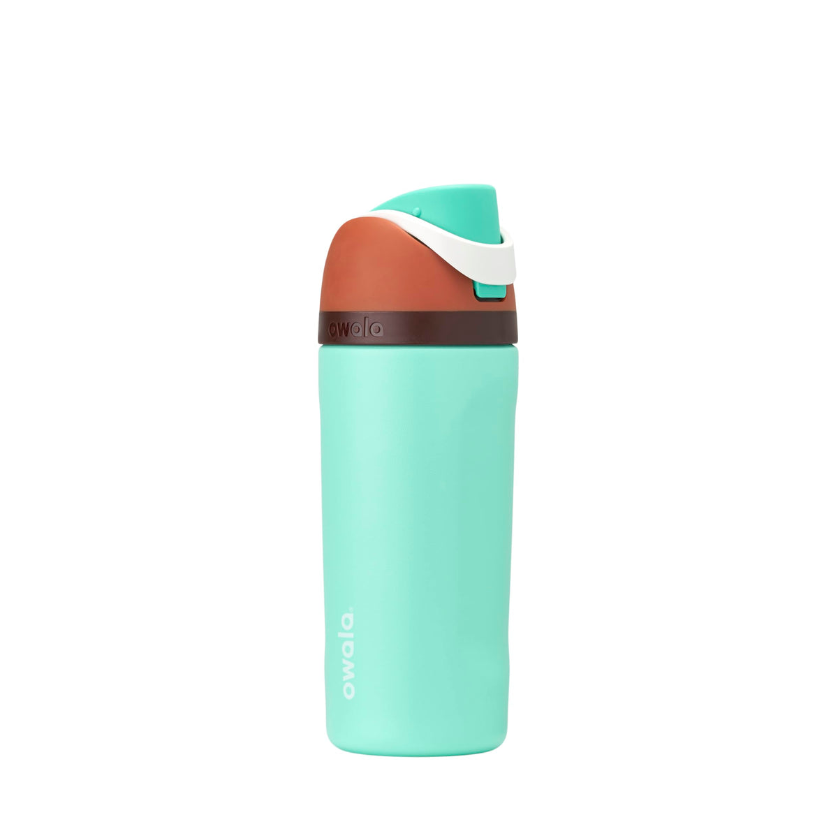 Owala FreeSip Insulated Stainless Steel Water Bottle with Straw for Sports and Travel, BPA-Free, 24oz, Foggy Tide