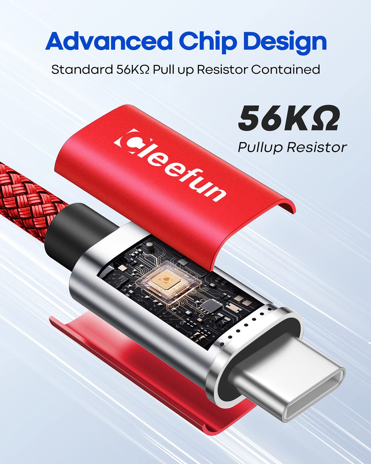 USB C Cable 6ft 5pack CLEEFUN | USB A to USB C Fast Charging USBC Cable