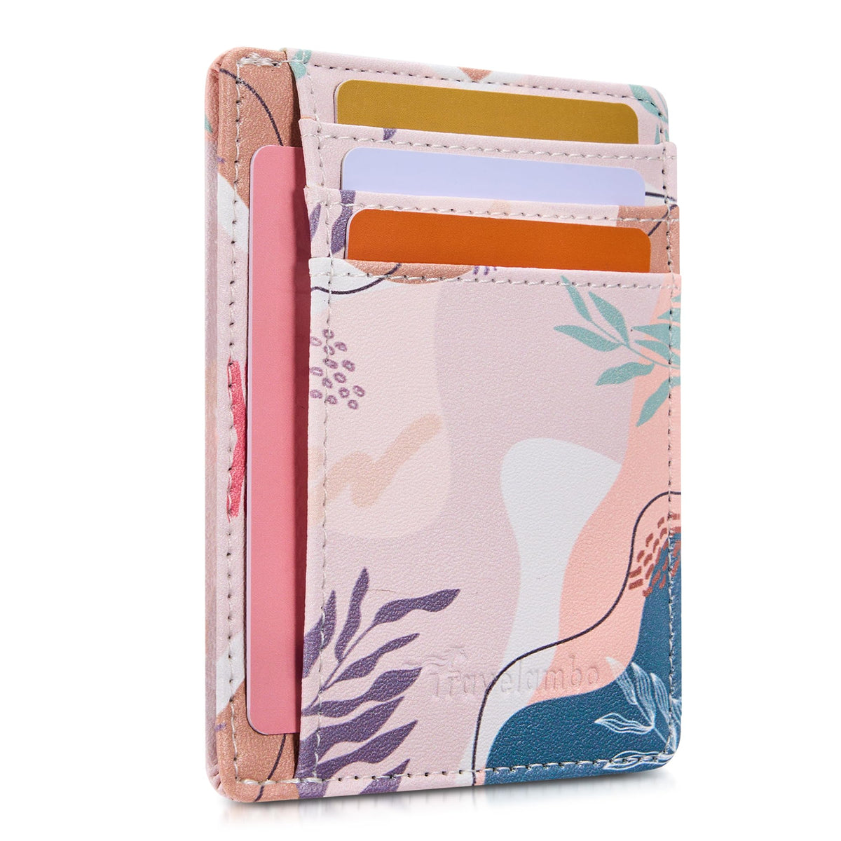 Slim Wallet, Leather, RFID Blocking Medium Size