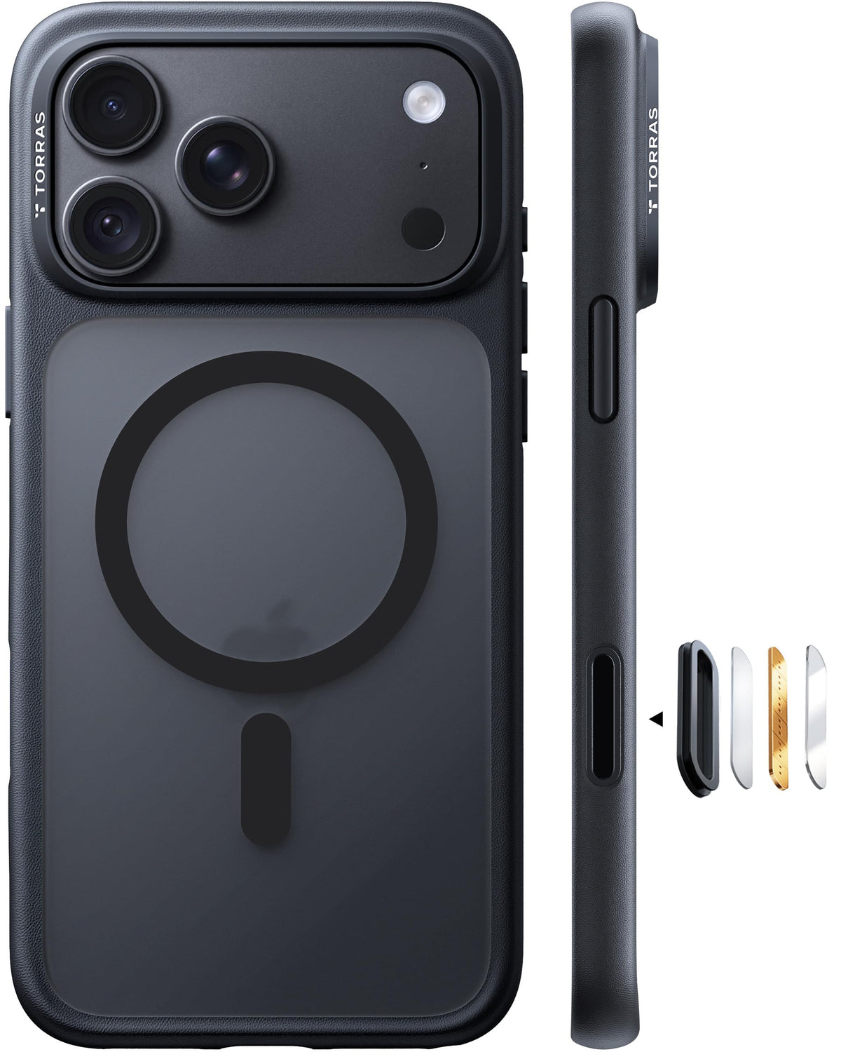 TORRAS Stronger Magnetic & Shockproof for iPhone 17 Pro Max Case, Deep Blue