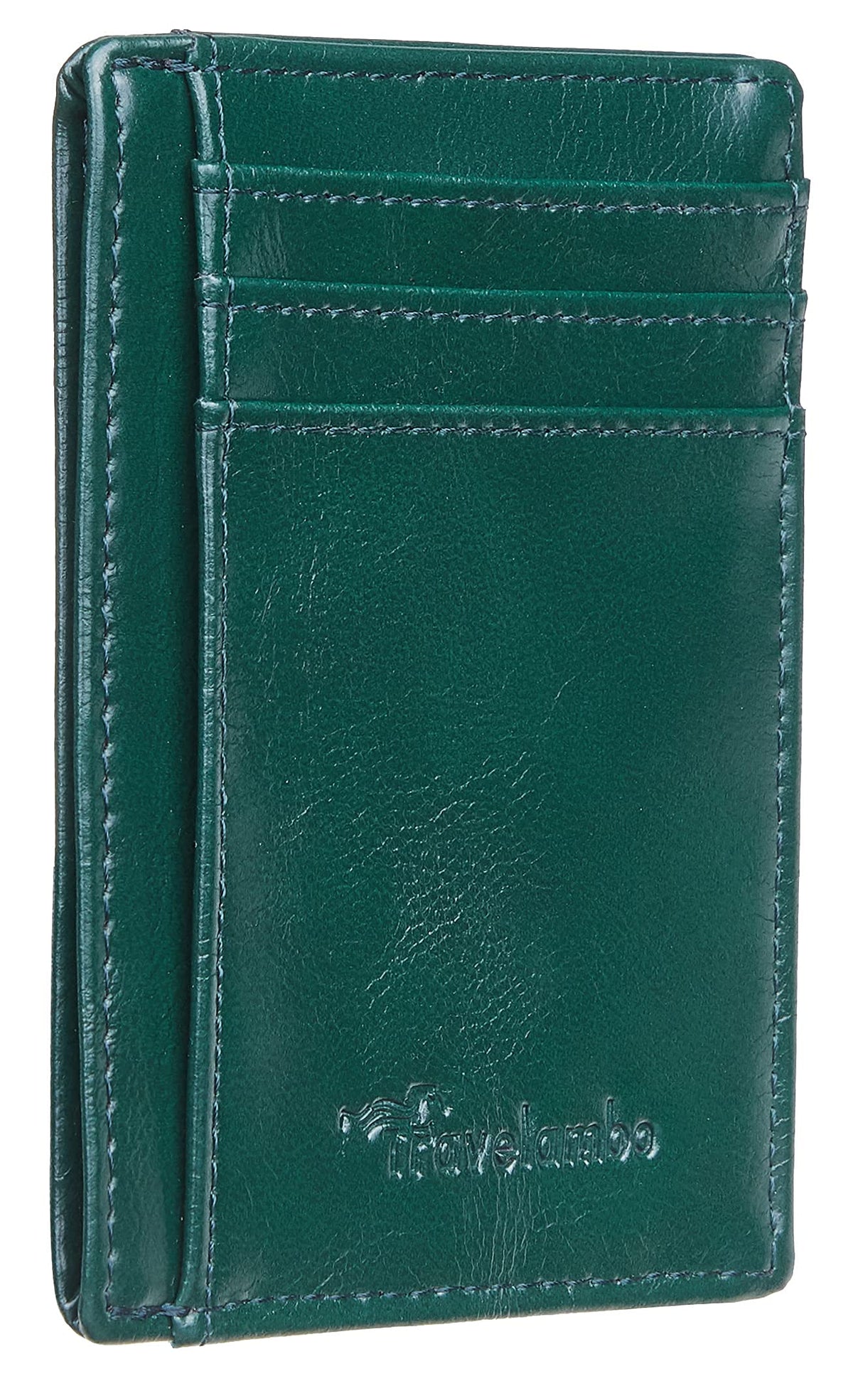 Slim Wallet, Leather, RFID Blocking Medium Size