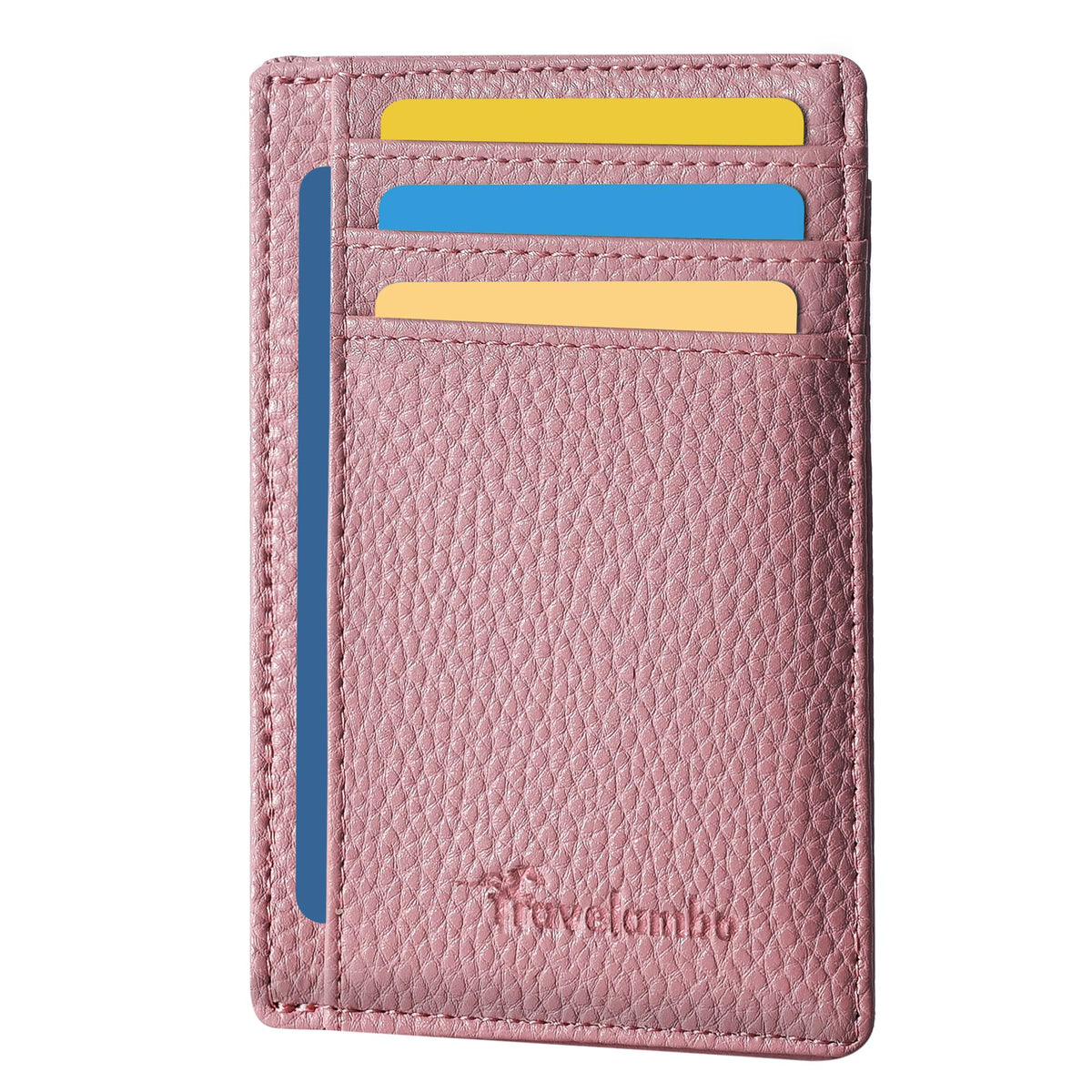 Slim Wallet, Leather, RFID Blocking Medium Size