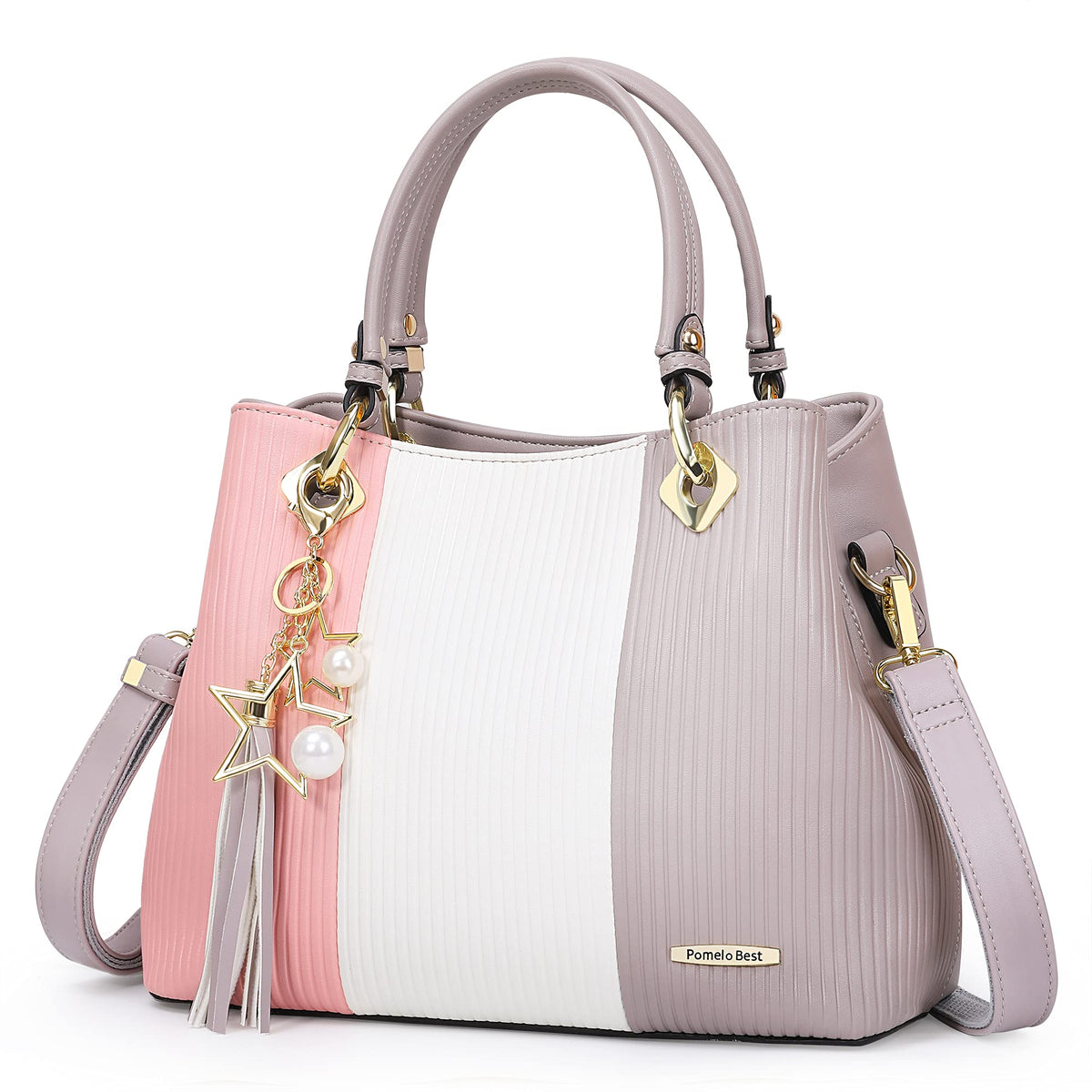 Pomelo Best Handbags for Women with Multiple Internal Pockets in Pretty Color Combination
