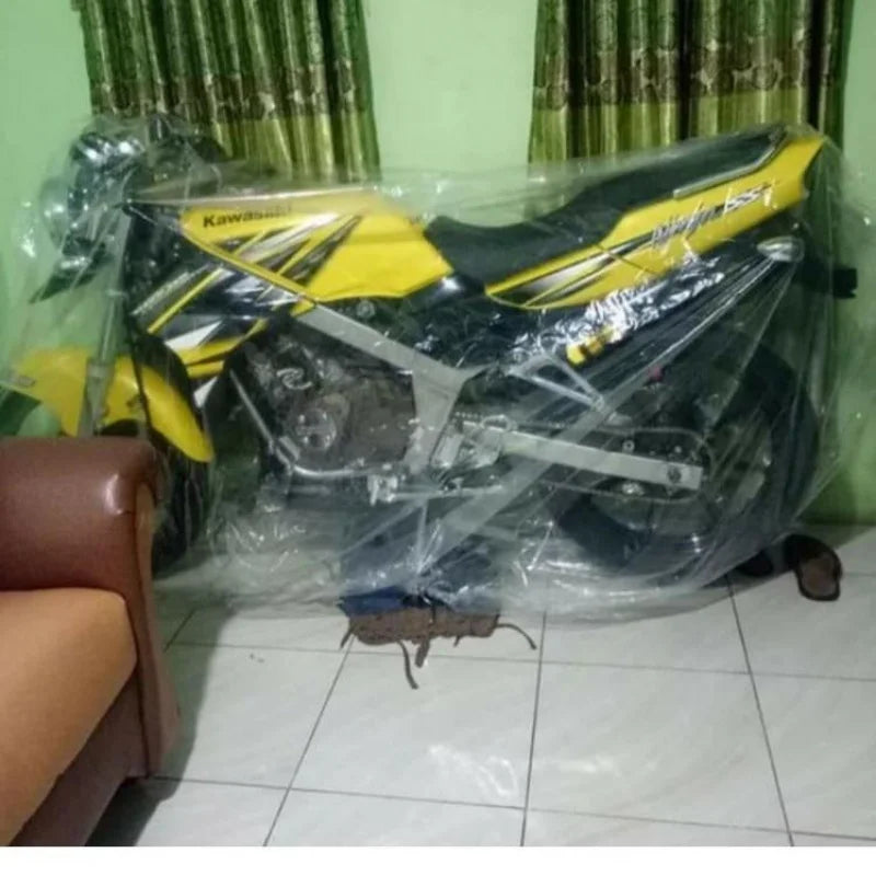 1pc Universal Motorcycle Covers Transparent Waterproof Motor Cover Bike Dust Cover