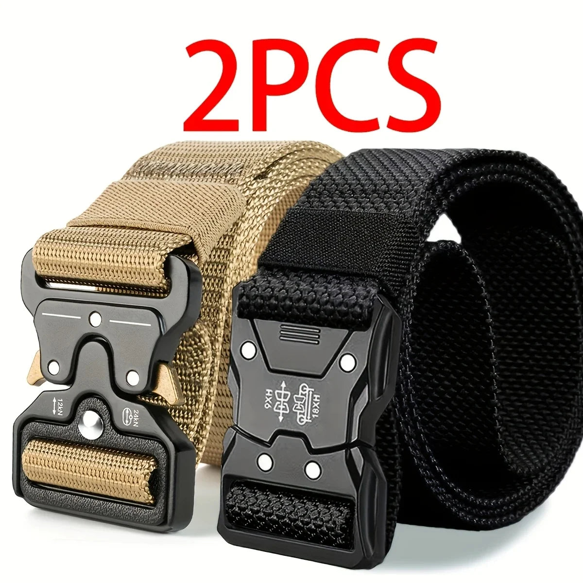 Tactical Belt Men Belts Fashion Business Multifunctional Camping Outdoor Golf Decorative Belt for Men