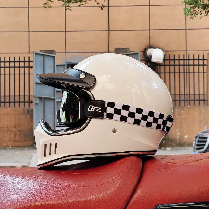 VOSS Motorcycle Helmets Full Face Casco Moto Helmets Vintage Retro Helmets Capacete De Motocicleta