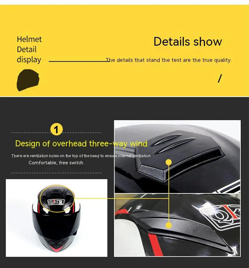DOT Motorcycle Helmet Full Face Safety Motobike Scooter Casco Moto Modular Capacetes Helmets Full Face Casco Unisex