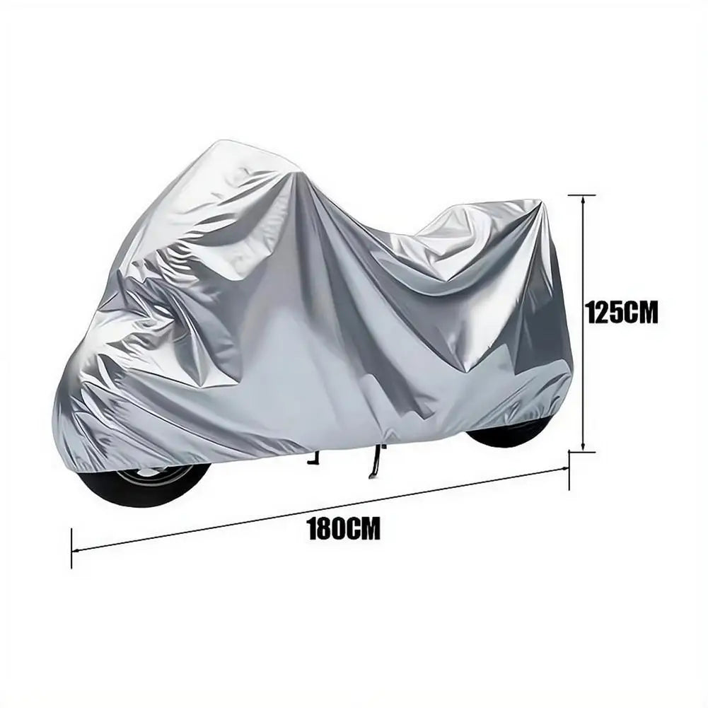 Motorcycle Cover Motor Rain Cover Waterproof Dustproof UV Protective Cover Coat Indoor Outdoor Motorbike Scooter Cover