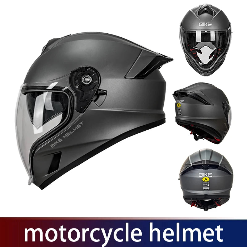 Face-lifting helmet Full-coverage motorcycle helmet Men&