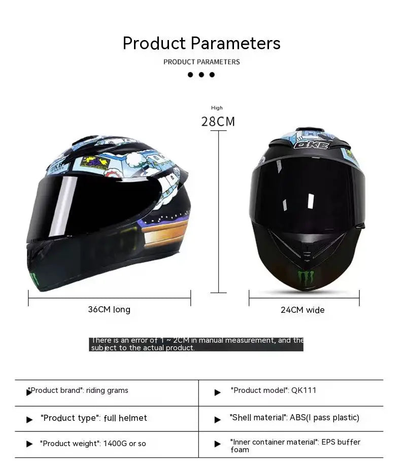 DOT Motorcycle Helmet Full Face Safety Motobike Scooter Casco Moto Modular Capacetes Helmets Full Face Casco Unisex