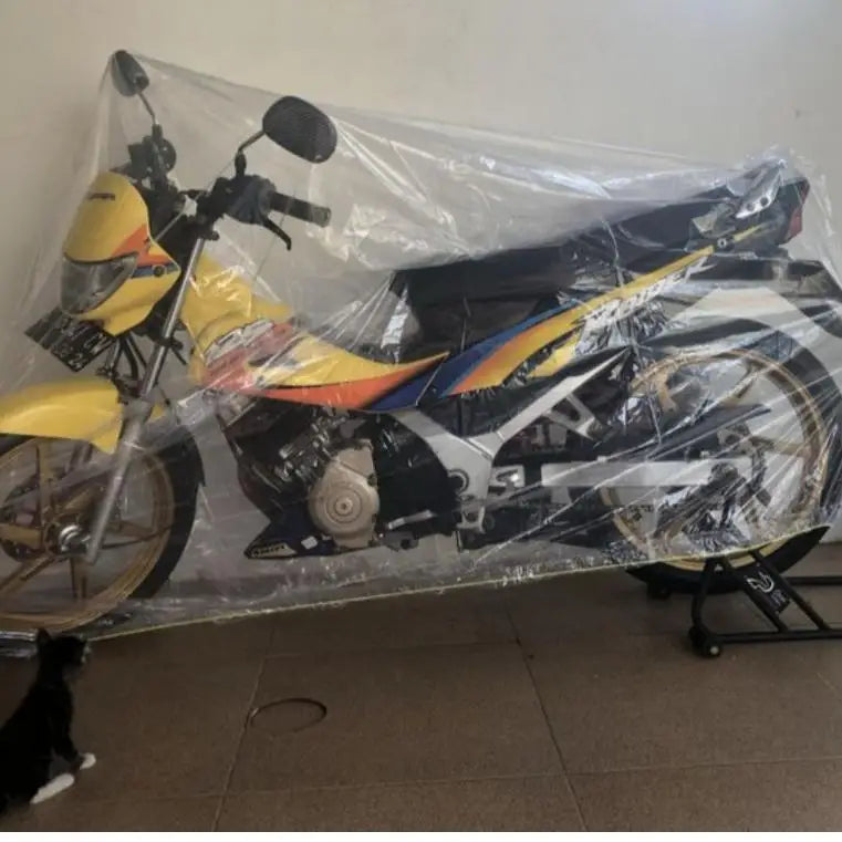 1pc Universal Motorcycle Covers Transparent Waterproof Motor Cover Bike Dust Cover