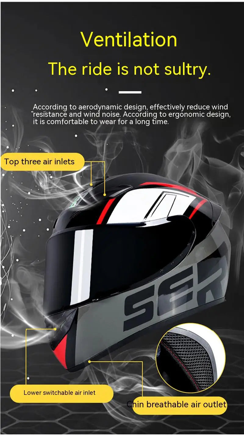 DOT Motorcycle Helmet Full Face Safety Motobike Scooter Casco Moto Modular Capacetes Helmets Full Face Casco Unisex