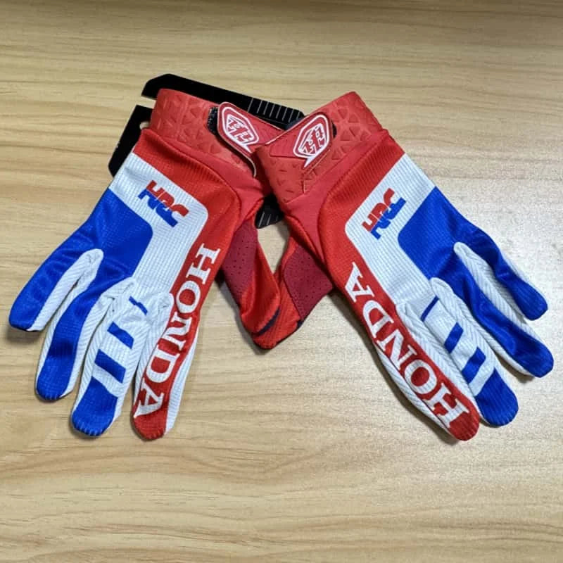 Honda off-road motorcycle gloves outdoor sports motorcycle and bicycle full finger gloves wear-resistant and breathable