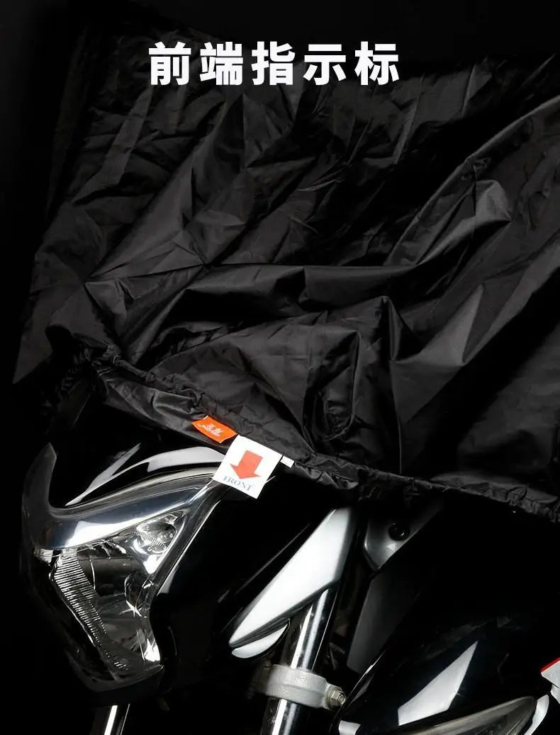 Waterproof Motorcycle half Cover Outdoor Rainproof hood For Scooter Bicycle Dustproof Protective Cover Motorcycle Accessories