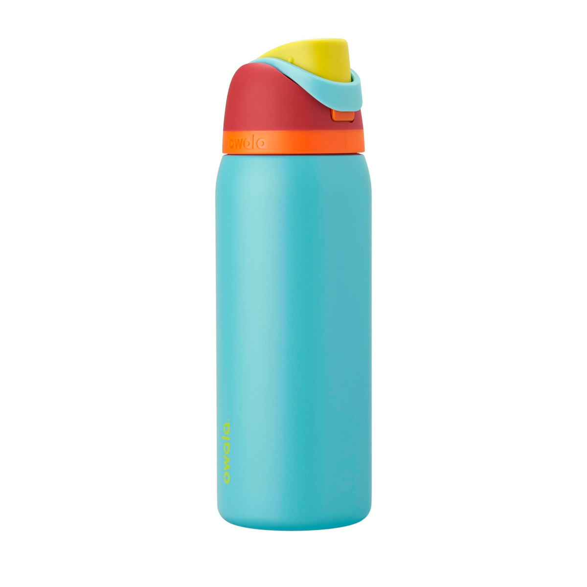 Owala FreeSip Insulated Stainless Steel Water Bottle with Straw for Sports and Travel, BPA-Free, 24oz, Foggy Tide