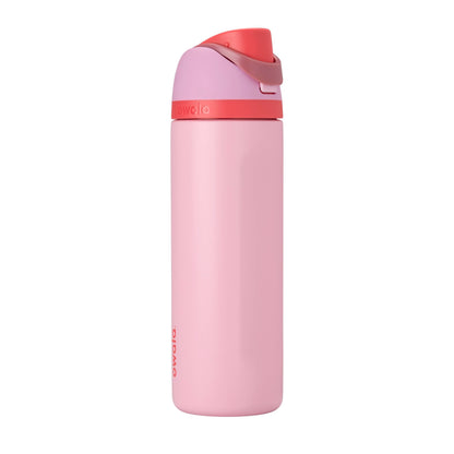 Owala FreeSip Insulated Stainless Steel Water Bottle with Straw for Sports and Travel, BPA-Free, 24oz, Foggy Tide