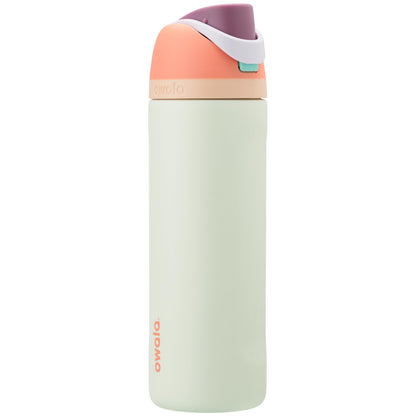 Owala FreeSip Insulated Stainless Steel Water Bottle with Straw for Sports and Travel, BPA-Free, 24oz, Foggy Tide