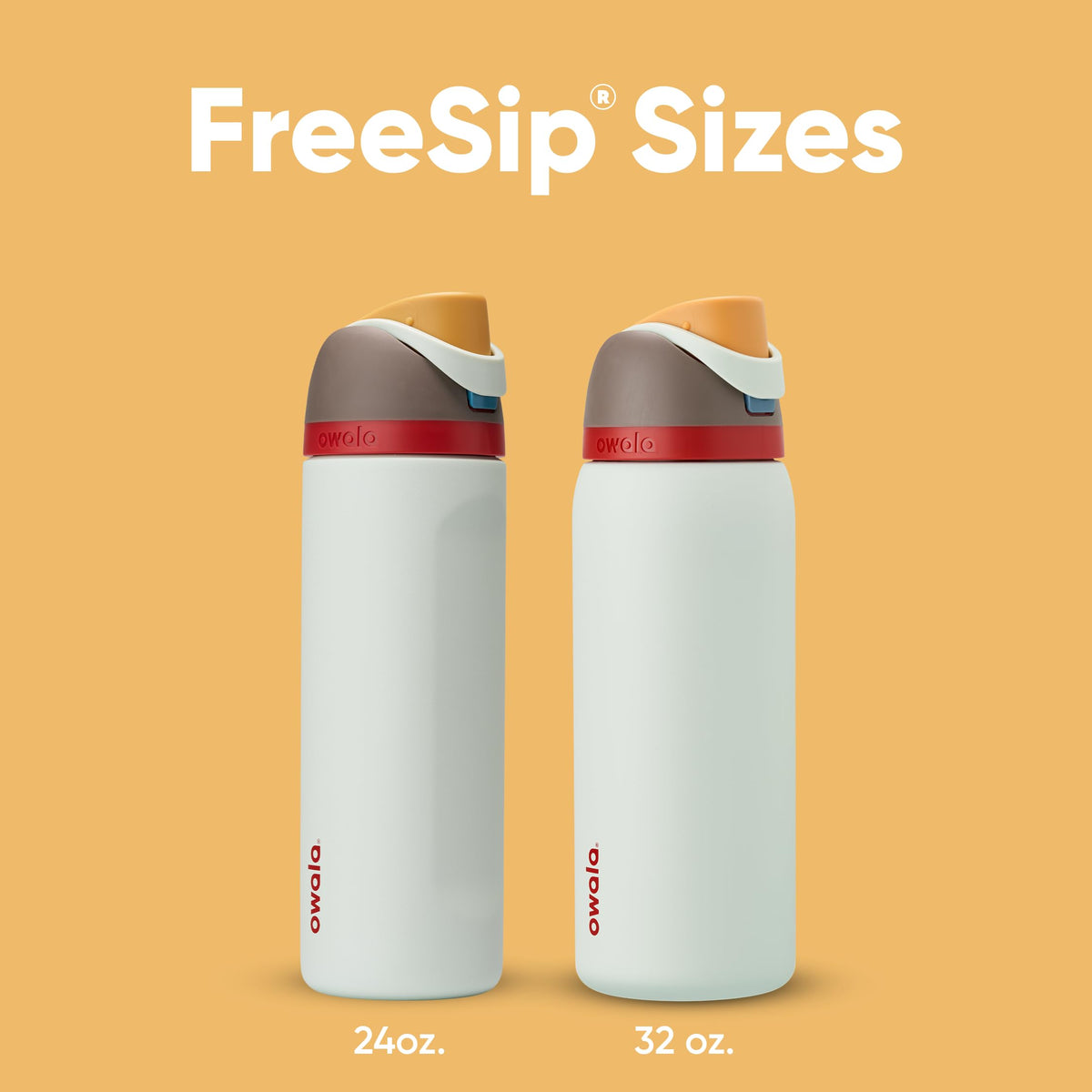 Owala FreeSip Insulated Stainless Steel Water Bottle with Straw for Sports and Travel, BPA-Free, 24oz, Foggy Tide