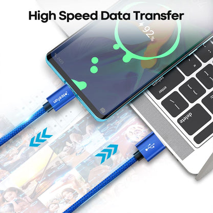 USB C Cable 6ft 5pack CLEEFUN | USB A to USB C Fast Charging USBC Cable