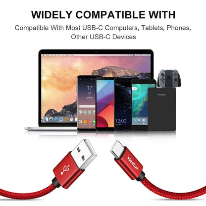 USB C Cable 6ft 5pack CLEEFUN | USB A to USB C Fast Charging USBC Cable