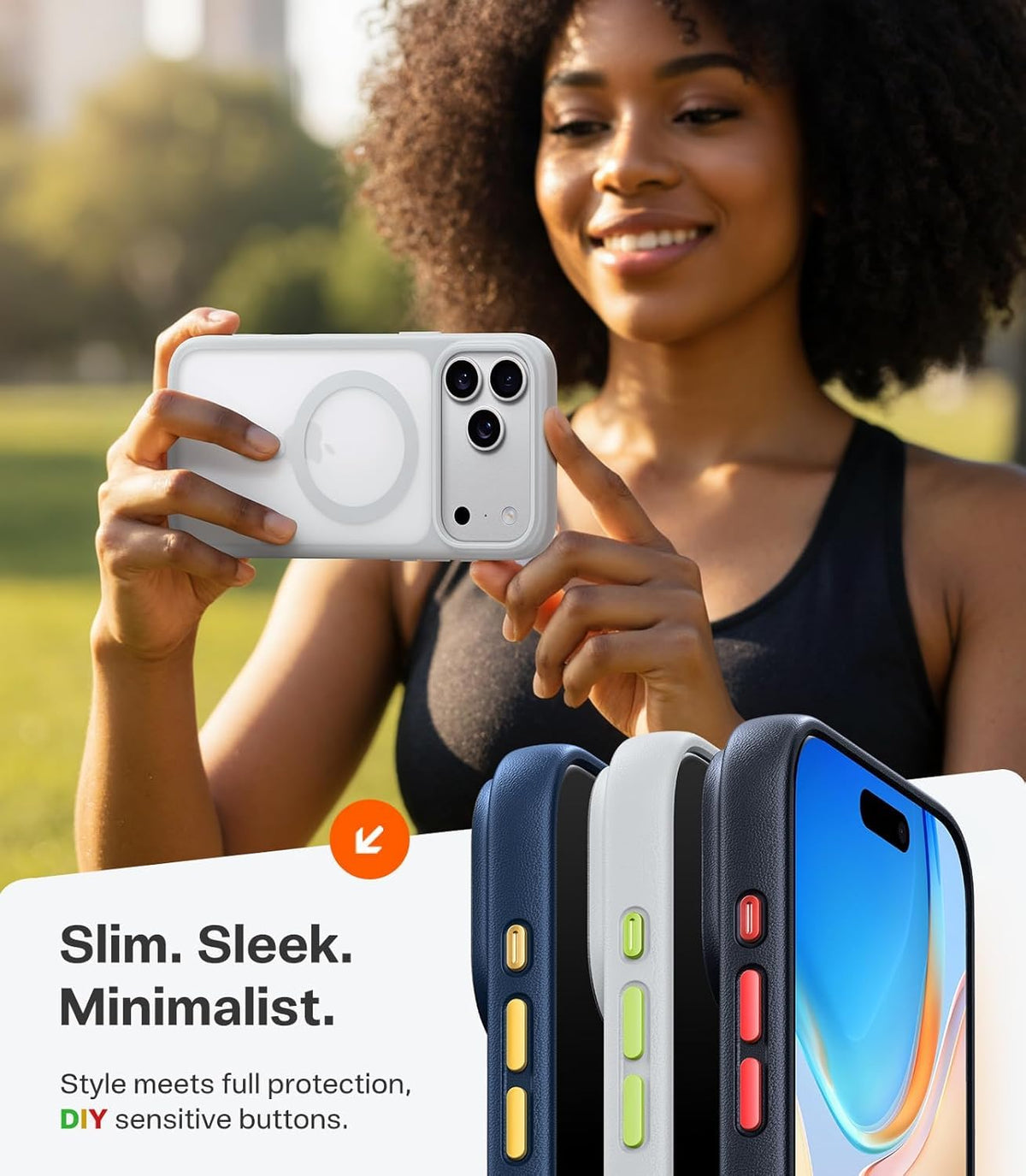 TORRAS Stronger Magnetic &amp; Shockproof for iPhone 17 Pro Max Case, Deep Blue