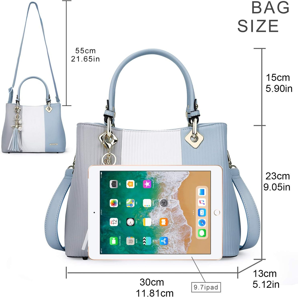 Pomelo Best Handbags for Women with Multiple Internal Pockets in Pretty Color Combination