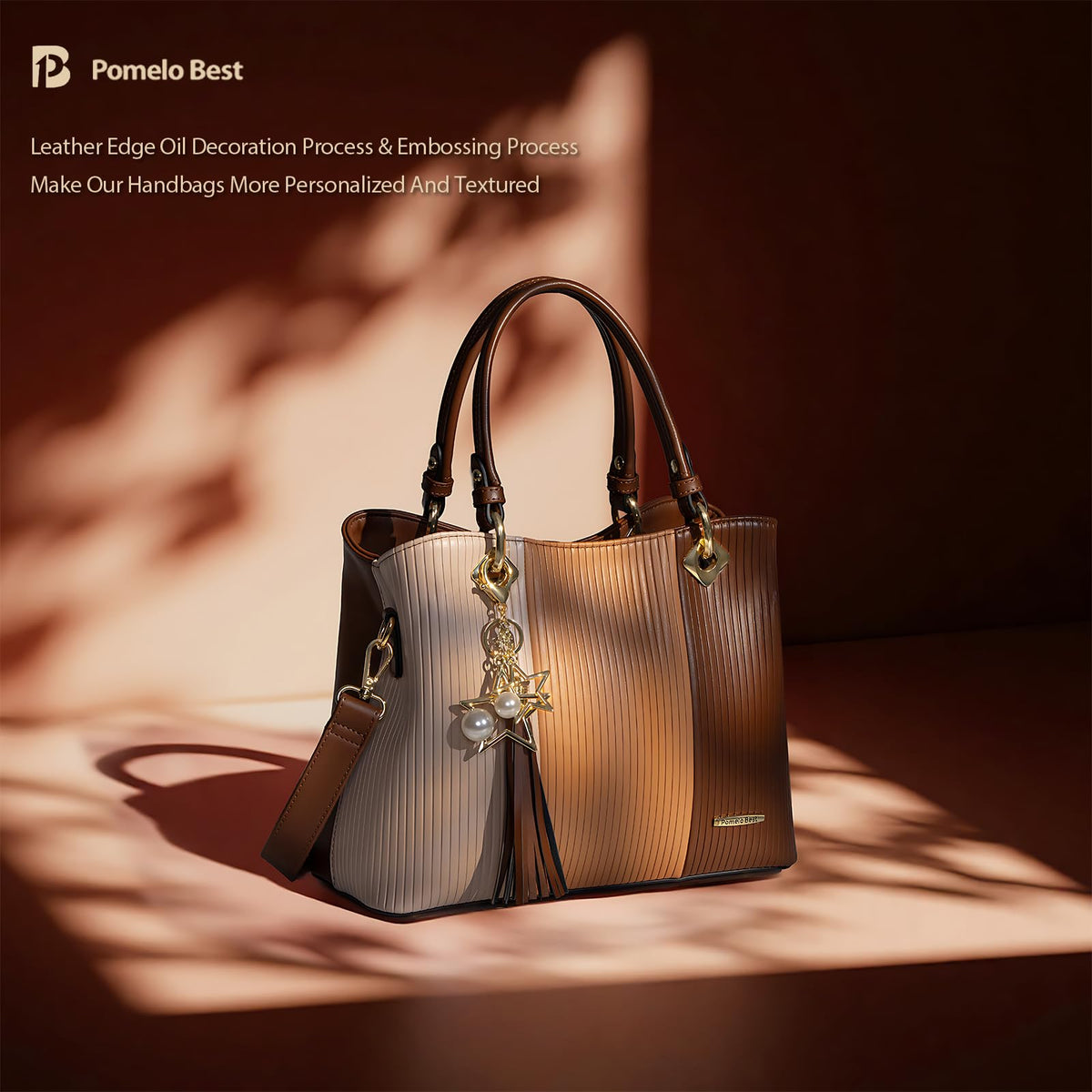 Pomelo Best Handbags for Women with Multiple Internal Pockets in Pretty Color Combination