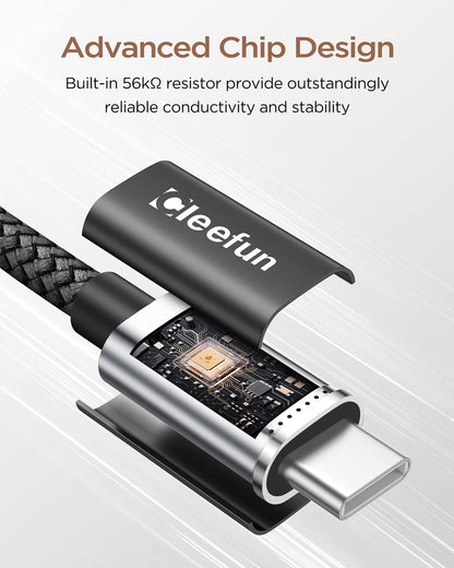 USB C Cable 6ft 5pack CLEEFUN | USB A to USB C Fast Charging USBC Cable