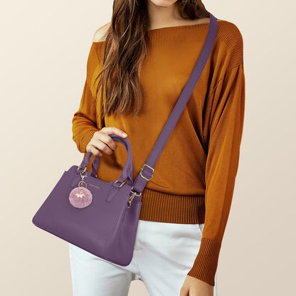 IGOLUMON Top-Handle Handbag Leather Purses for Women Waterproof Crossbody Womens Handbags Anti Theft Tote Purse Ladies