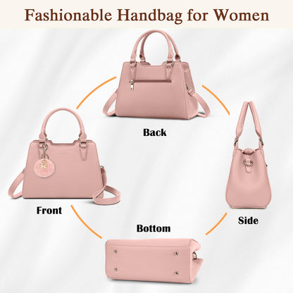 IGOLUMON Top-Handle Handbag Leather Purses for Women Waterproof Crossbody Womens Handbags Anti Theft Tote Purse Ladies