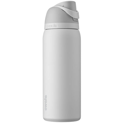 Owala FreeSip Insulated Stainless Steel Water Bottle with Straw for Sports and Travel, BPA-Free, 24oz, Foggy Tide