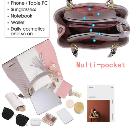 Pomelo Best Handbags for Women with Multiple Internal Pockets in Pretty Color Combination