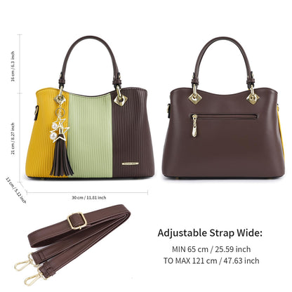 Pomelo Best Handbags for Women with Multiple Internal Pockets in Pretty Color Combination