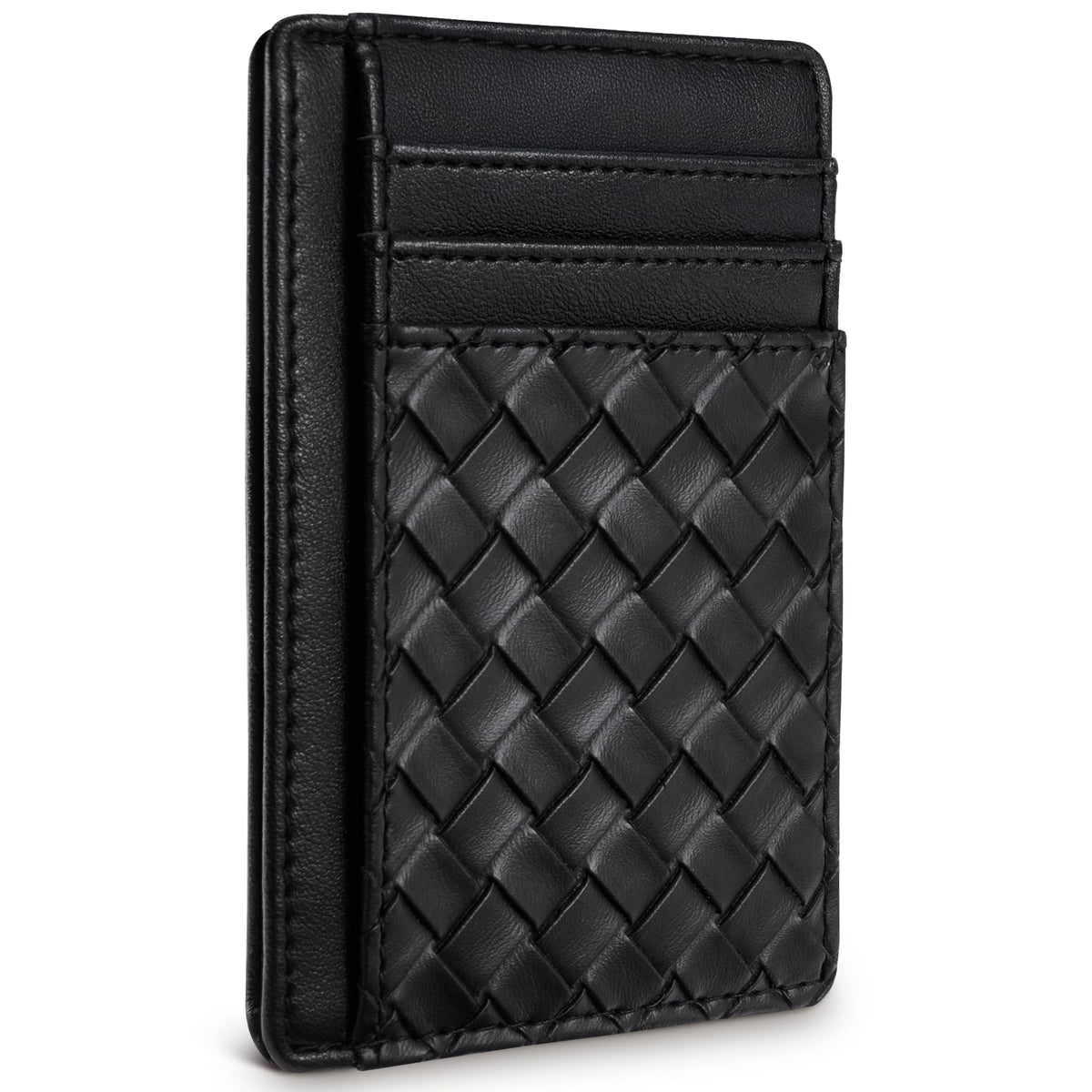 Slim Wallet, Leather, RFID Blocking Medium Size