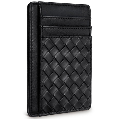 Slim Wallet, Leather, RFID Blocking Medium Size