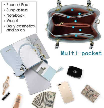Pomelo Best Handbags for Women with Multiple Internal Pockets in Pretty Color Combination