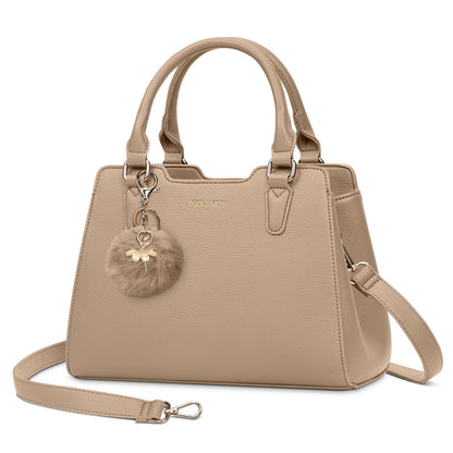 IGOLUMON Top-Handle Handbag Leather Purses for Women Waterproof Crossbody Womens Handbags Anti Theft Tote Purse Ladies