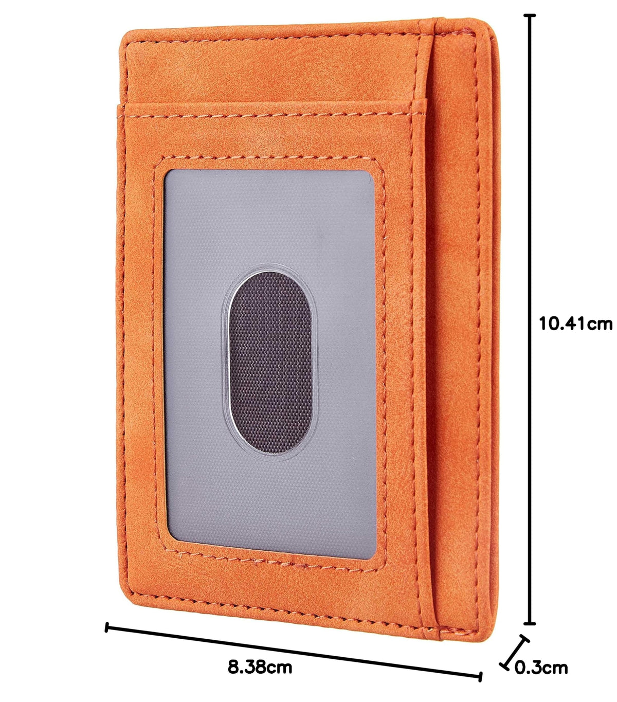 Slim Wallet, Leather, RFID Blocking Medium Size