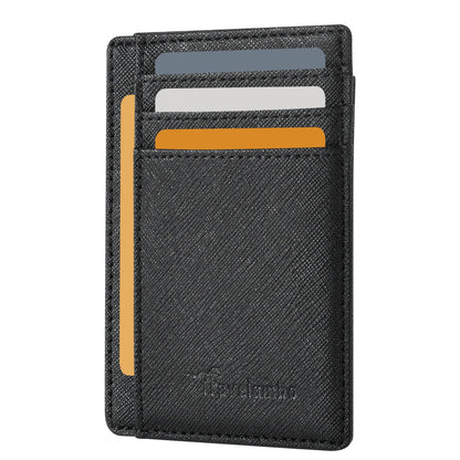 Slim Wallet, Leather, RFID Blocking Medium Size