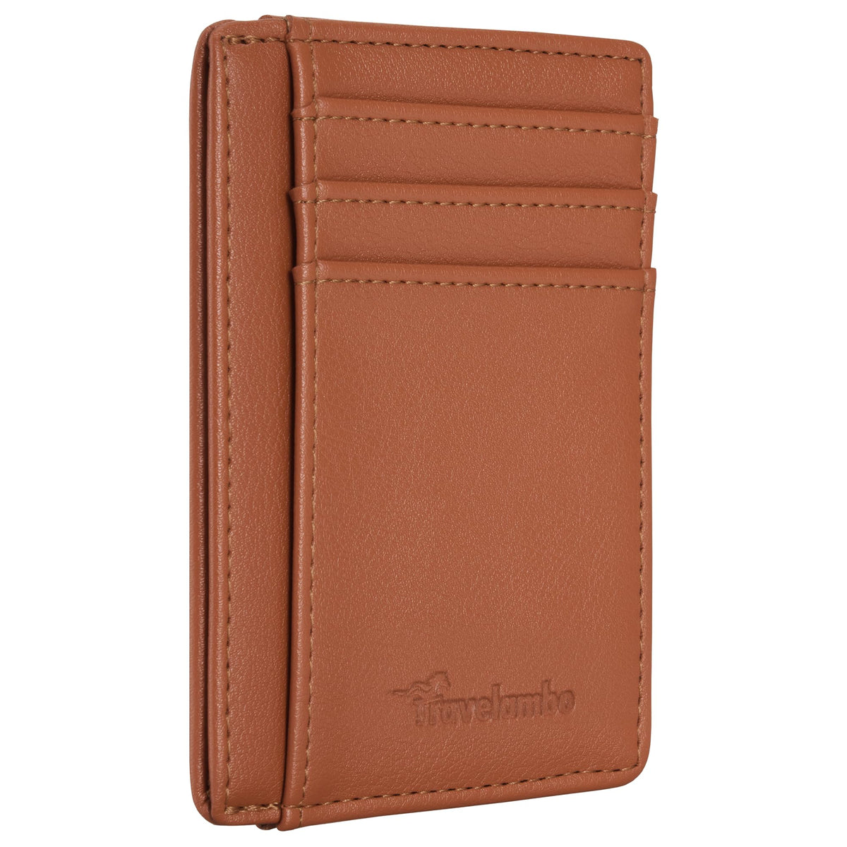 Slim Wallet, Leather, RFID Blocking Medium Size