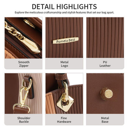 Pomelo Best Handbags for Women with Multiple Internal Pockets in Pretty Color Combination