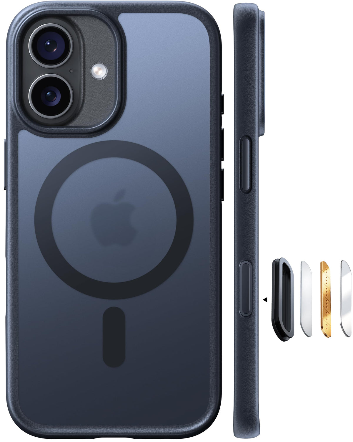 TORRAS Stronger Magnetic &amp; Shockproof for iPhone 17 Pro Max Case, Deep Blue