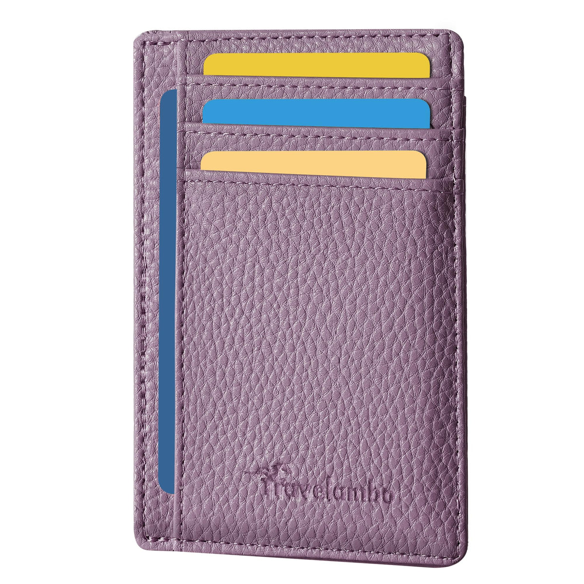 Slim Wallet, Leather, RFID Blocking Medium Size