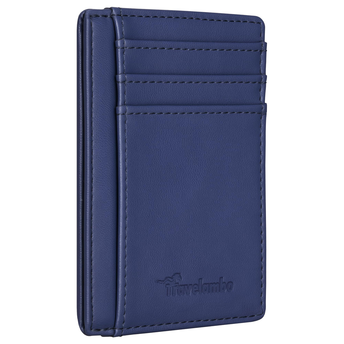 Slim Wallet, Leather, RFID Blocking Medium Size