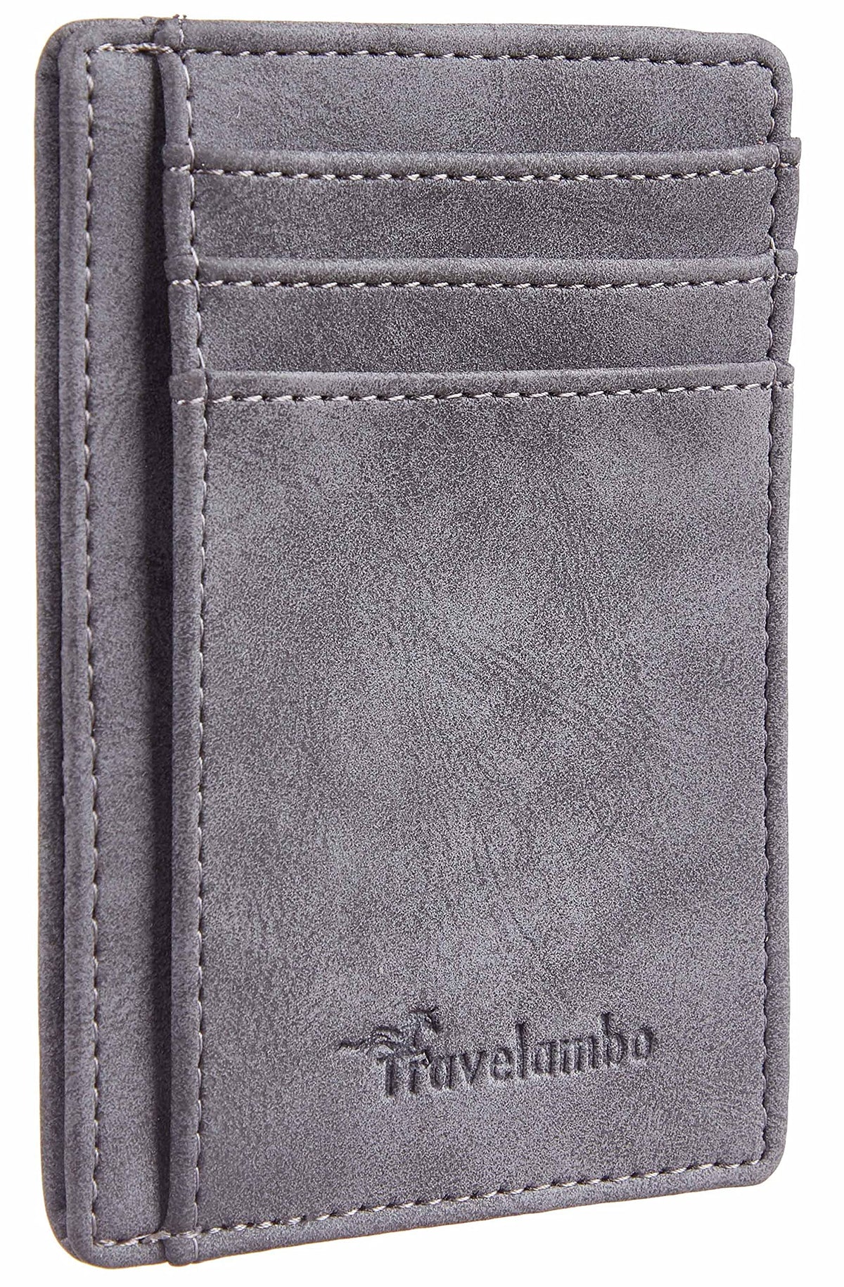 Slim Wallet, Leather, RFID Blocking Medium Size