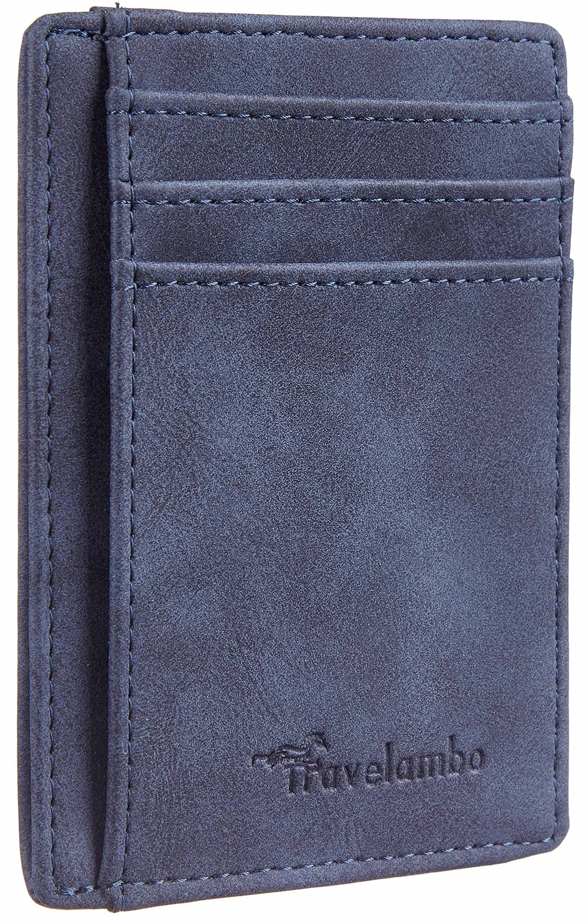 Slim Wallet, Leather, RFID Blocking Medium Size