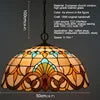 Modern Creative Pendant Lamp LED Baroque European Stained Glass Chandelier Light for Home Dining Bar Decor