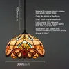 Modern Creative Pendant Lamp LED Baroque European Stained Glass Chandelier Light for Home Dining Bar Decor