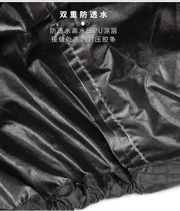Waterproof Motorcycle half Cover Outdoor Rainproof hood For Scooter Bicycle Dustproof Protective Cover Motorcycle Accessories