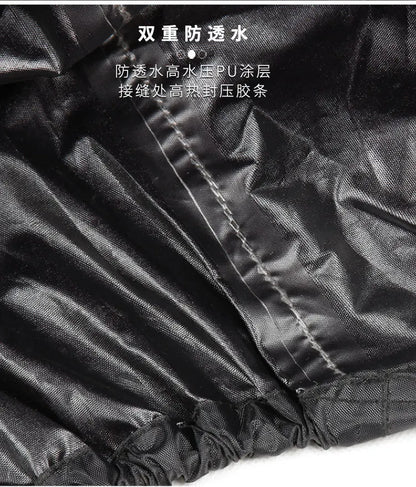 Waterproof Motorcycle half Cover Outdoor Rainproof hood For Scooter Bicycle Dustproof Protective Cover Motorcycle Accessories